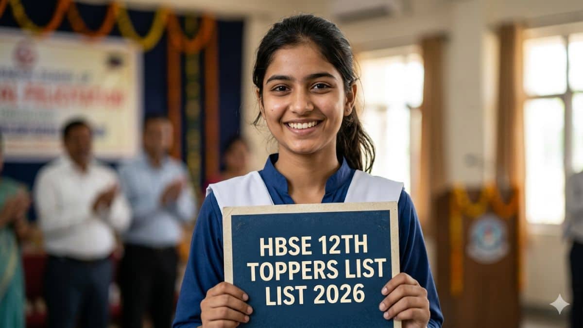 Haryana Board 12th Class Toppers List 2026 Out - Check District Wise Toppers, Marks, Rank